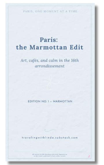 Image of signature L of Traveling with Linda